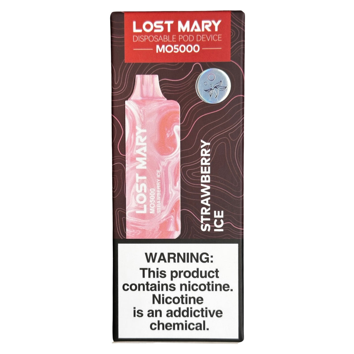 Strawberry Ice Lost Mary MO5000 - Vape4Less