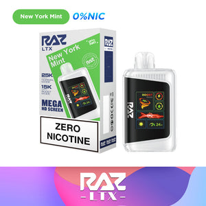 New York Mint Flavor  - RAZ LTX 25000 Zero Nicotine