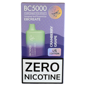 Zero Nicotine - BC5000 - Cranberry Grape - EBCreate