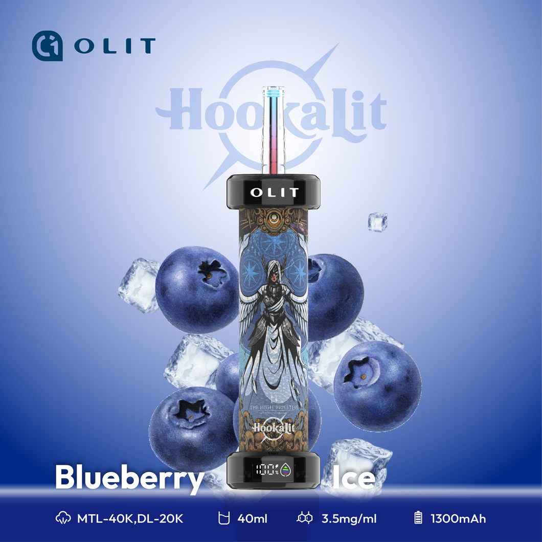 Blueberry Ice - Olit 40K Hookah