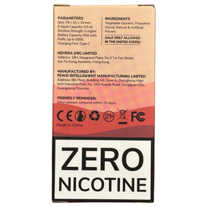 Zero Nicotine - BC5000 - Rainbow Candy (Rinbo Cloudd) - EBCreate