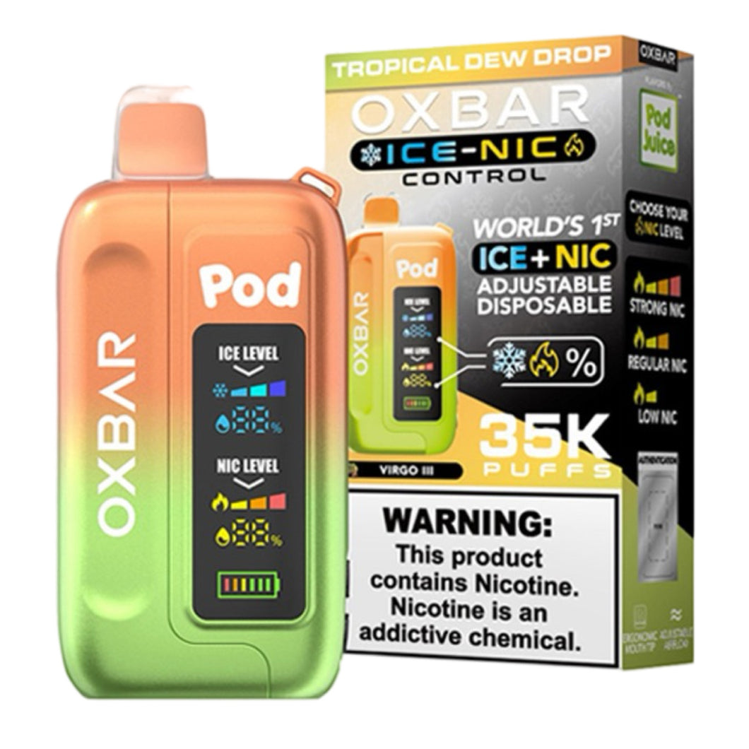 Tropical Dew Drop - Pod Juice X Oxbar Ice-Nic 35K