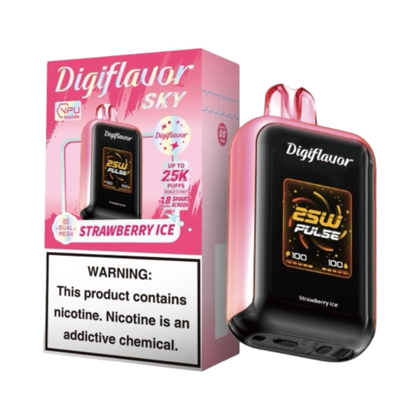 Strawberry Ice - Geek Bar Digiflavor Sky 25000 - Article product