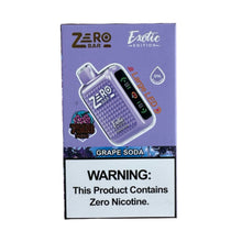 Load image into Gallery viewer, Grape Soda - Zero Bar - Exotic Edition - Zero Nicotine
