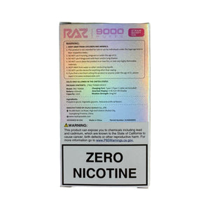 Strawberry Ice - RAZ TN9000 - Zero Nicotine