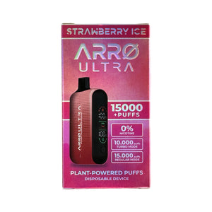 Strawberry Ice - Arro Ultra 15000 - Zero Nicotine