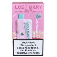 Load image into Gallery viewer, Blue Cotton Candy (Blueberry P&amp;B Cloudd) - Lost Mary OS5000
