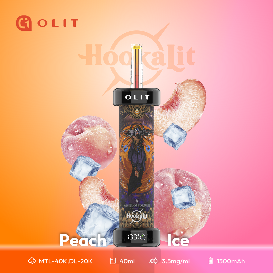 Peach Ice - Olit 40K Hookah