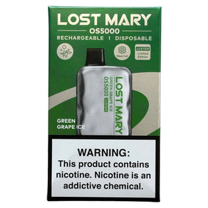 Green Grape Ice - Lost Mary OS5000 - Luster Edition