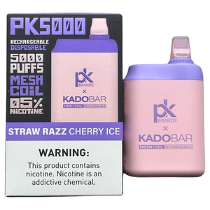 Kado Bar PK5000 Straw Razz Cherry Ice