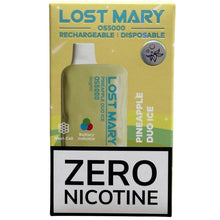 Load image into Gallery viewer, Pineapple Duo Ice - Lost Mary OS5000 - Zero Nicotine
