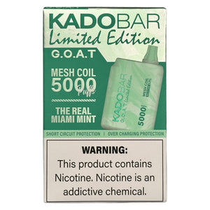 Kado Bar BR5000 The Real Miami Mint - G.O.A.T Limited Edition