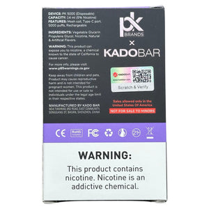 Kado Bar PK5000 Straw Razz Cherry Ice