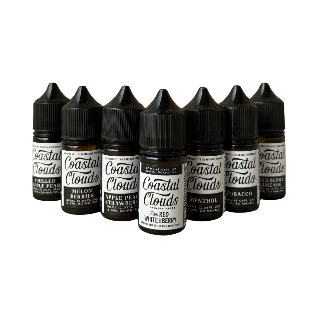 Coastal Clouds - 50 mg Nicotine Salt Vape Juice - 30 ml